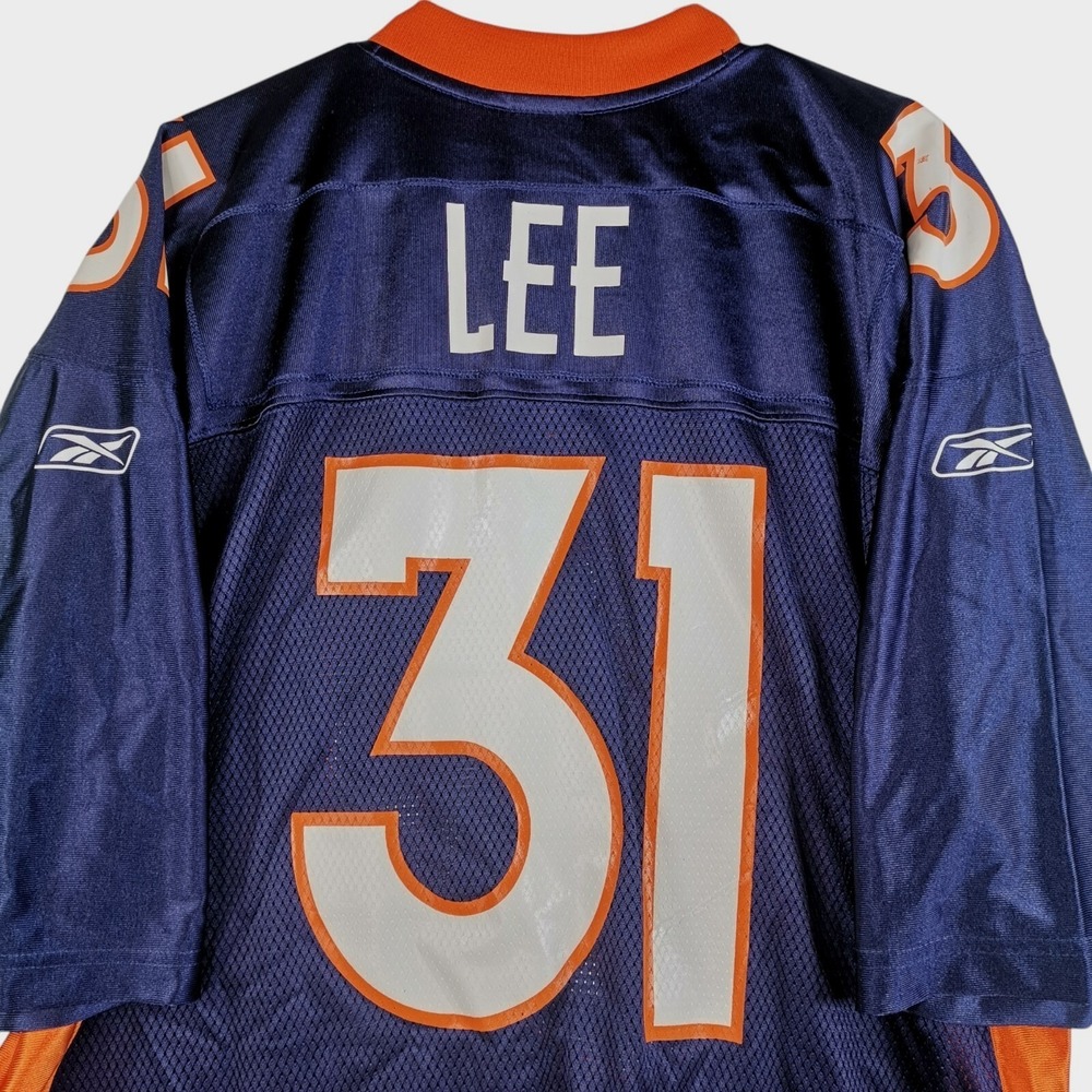 Men's NFL Nike On Field Denver Broncos Jersey #31 LEE Size XL Navy Blue - Picture 3 of 6